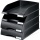 Leitz Plus Briefablage mit Schublade 52100095 DIN A4 schwarz
