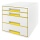 Leitz Schubladenbox WOW CUBE 52132016 DIN A4+ 4 Fcher gelb