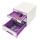 Leitz Schubladenbox WOW CUBE 52132062 DIN A4+ 4 Fcher violett