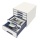 Leitz Schubladenbox WOW CUBE 52142001 DIN A4+ 5 Fcher grau