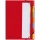 Pagna Ordnungsmappe Deskorganizer Premium 44171-01 A4 7 Fcher rot