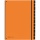 Pagna Pultordner Trend 24129-09 DIN A4 12 Fcher orange