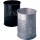 Durable Papierkorb 331023 Metall rund 15 Liter metallic silber