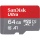 SanDisk Ultra microSDXC Speicherkarte QUA4-064G-GN6MA 64 GB