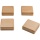 Sigel Holz-Magnet BA211 quadratisch 33 x 33 mm natur 4er Pack