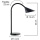 Unilux LED-Tischleuchte SOL 400077402 schwarz