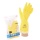 Vileda Naturlatex Handschuh Professional Safegrip - Der Griffige - gelb Größe S