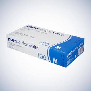 Ampri Nitril Einmalhandschuhe puracomfort white 120-020-M wei
