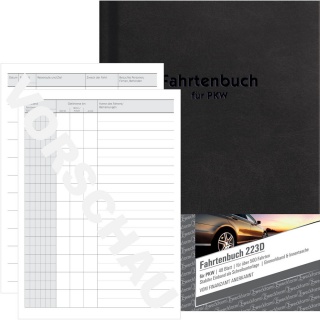 Avery Zweckform Fahrtenbuch Design 223D A5 48 Blatt