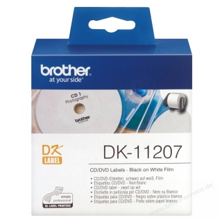 Brother CD-DVD-Etiketten DK-11207 wei