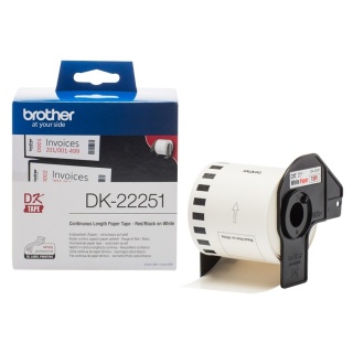 Brother Etiketten DK-22251 62 mm x 15,24 m (B x L) wei