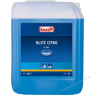 Buzil G481 Blitz Citro Alkoholreiniger 10 Liter