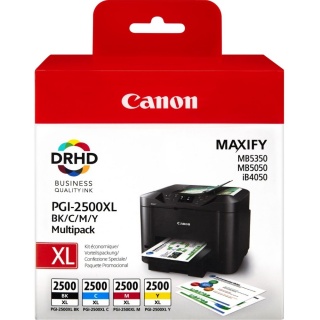 Canon PGI-2500XL Tintenpatrone 9254B004 Multipack sw c m y