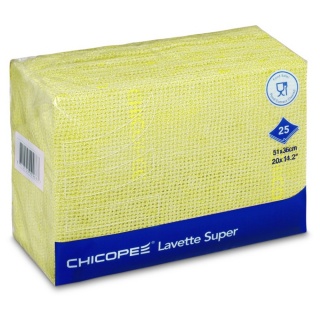 Chicopee Lavette Super Reinigungstcher 74467 51 x 36 cm gelb 25er Pack