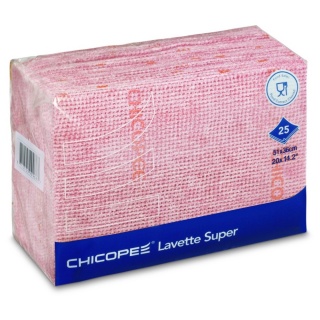 Chicopee Lavette Super Reinigungstcher 74468 51 x 36 cm rot 25er Pack