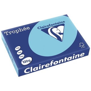 Clairefontaine Kopierpapier Trophee 1282 A4 120 g blau 250 Blatt