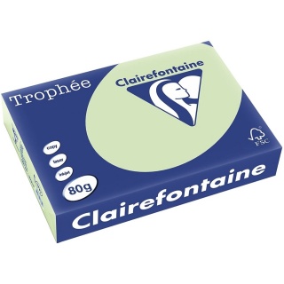 Clairefontaine Kopierpapier Trophee 1777 A4 80 g grün 500 Blatt