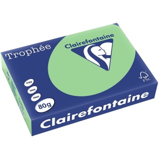 Clairefontaine Kopierpapier Trophee 1975C A4 80 g hellgrn 500 Blatt