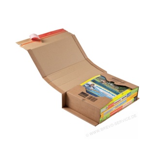 ColomPac Buchversandverpackung Wickelverpackung CP020.08 A4 braun