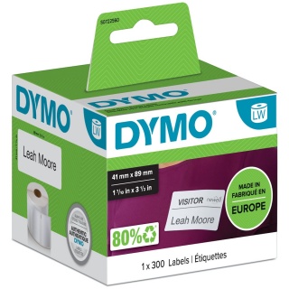 Dymo LabelWriter-Etiketten 11356 S0722560 41 x 89 mm wei