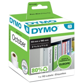 Dymo LabelWriter Etiketten 99019 S0722480 59 x 190 mm wei