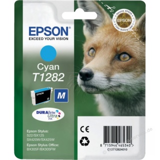 Epson Tintenpatrone T1282 cyan
