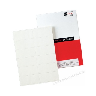 Universal-Etiketten OT3320 96,5 x 42,3 mm weiß 100 Blatt
