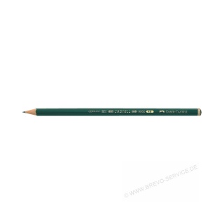 Faber-Castell Bleistift 9000 119004 4B dunkelgrn