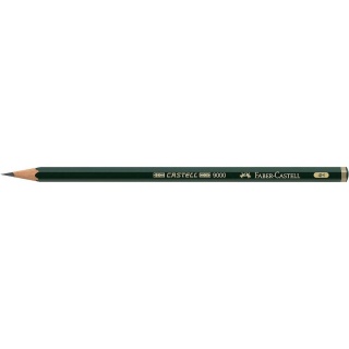 Faber-Castell Bleistift 9000 119014 4H dunkelgrn