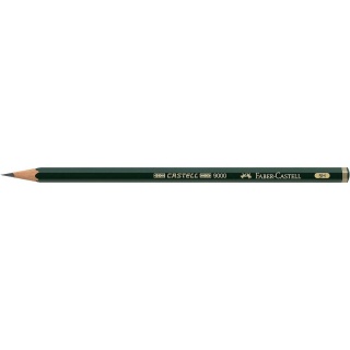 Faber-Castell Bleistift 9000 119015 5H dunkelgrn