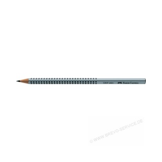 Faber-Castell Bleistift Grip 2001 117000 HB silber