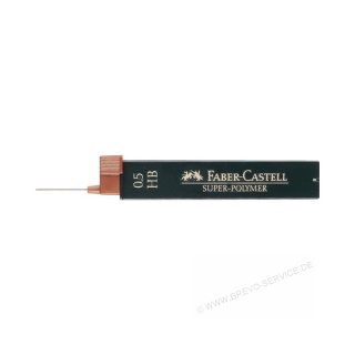 Faber-Castell Feinmine SUPER-POLYMER 9065 120500 0,5 mm HB 12er Pack