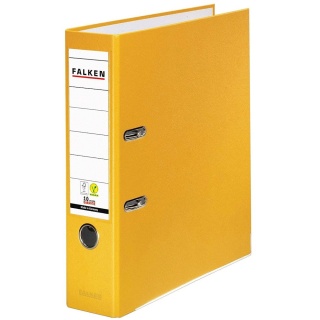Falken Ordner Kunststoff S80 PP-Color Vegan 09984048 A4 gelb