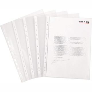 Falken PP-Prospekthllen Standard 11298254 A4 glasklar 100er Pack