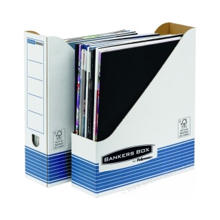 Fellowes Stehsammler 0026301 A4 Karton blau/wei 10er Pack