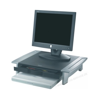 Fellowes Monitorständer Office Suites 8031101 mit Schublade graphit/grau