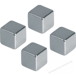 Franken Wrfel-Neodym-Magnet HMN1010 10 x 10 x 10 mm 4er Pack