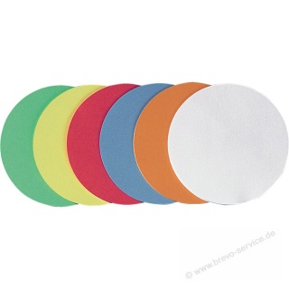 Franken Moderationskarten UMZS1099 Kreis 9,5 cm selbstklebend farbig 300er Pack
