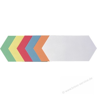 Franken Moderationskarten UMZS92099 Rhombus 20,5 x 9,5 cm selbstklebend farbig 300er Pack