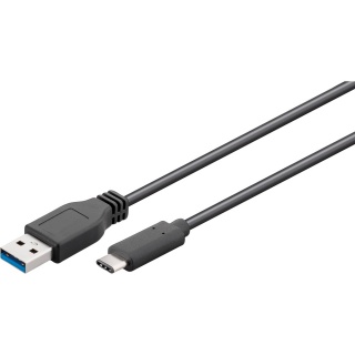 Goobay USB-Kabel SuperSpeed 71221 A/C-Stecker 2 m schwarz