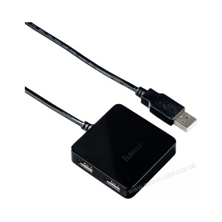 Hama USB-2.0-Hub 00012131 1:4 schwarz
