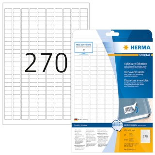 Herma Preis-Etiketten 10000 Movables wieder ablösbar weiß 25 Blatt