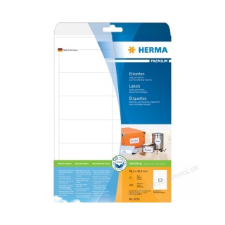 Herma Premium-Universal-Etiketten 5056 wei 25 Blatt