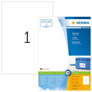 Herma Premium-Universal-Etiketten 4428 wei 100 Blatt