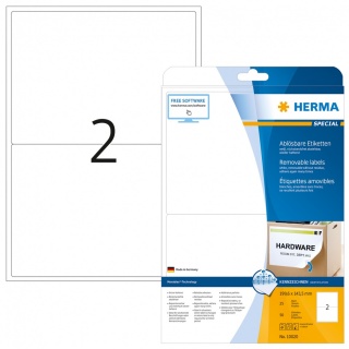 Herma Special-Etiketten 10020 Movables wieder ablsbar wei 25 Blatt