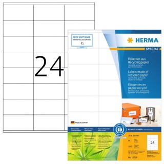 Herma Special-Etiketten 10728 naturwei 1920er Pack