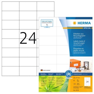 Herma Special-Etiketten 10729 naturwei 1920er Pack