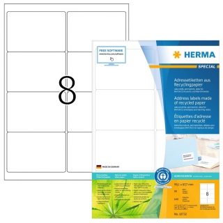 Herma Special-Etiketten 10732 naturwei 640er Pack