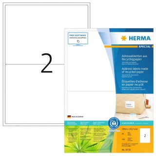 Herma Special-Etiketten 10735 naturwei 160er Pack