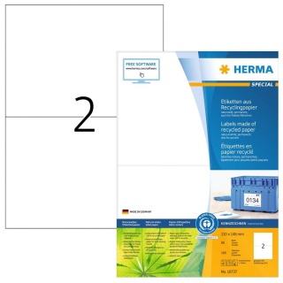 Herma Special-Etiketten 10737 naturweiß 160er Pack